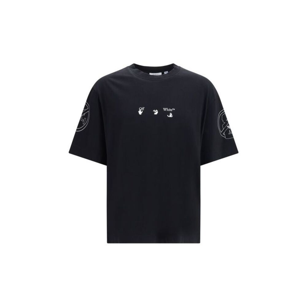 Off-White Black Cotton Men's T-Shirt